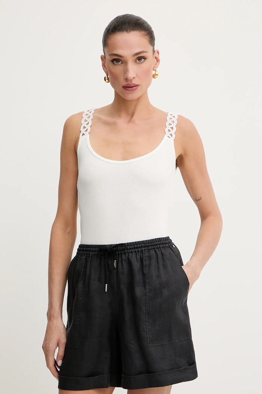 Top Morgan bílá barva, DOUBI