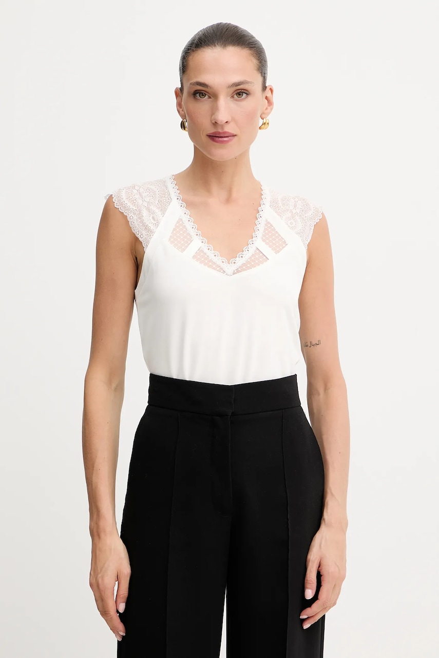 Top Morgan dámský, bílá barva, DEMYL