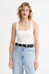 Top MUUV. MUUV. x Answear bílá barva
