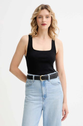 Top MUUV. MUUV. x Answear černá barva