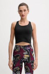 Top na jógu adidas Performance All Me černá barva, JL5523