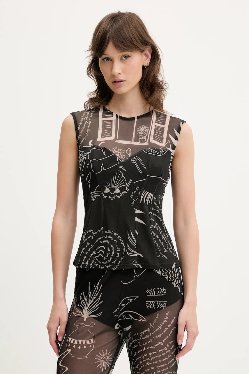 Top Never Fully Dressed černá barva, NFDTO1724