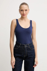 Top Polo Ralph Lauren tmavomodrá barva, 4P0488