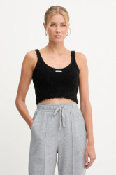 Top s příměsí vlny Patrizia Pepe černá barva, 2K0354 K222