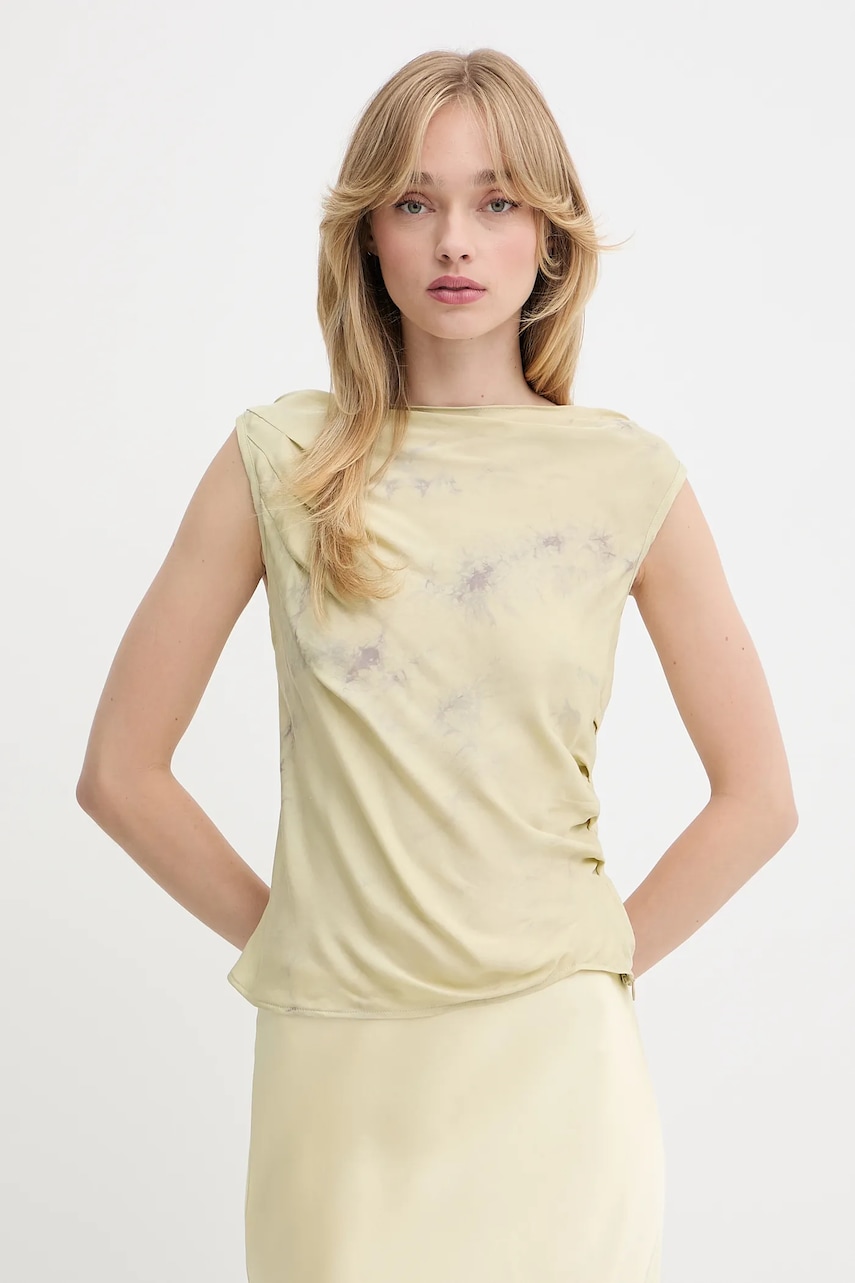 Top Samsoe Samsoe SAVIRA dámský, béžová barva, F25200099