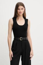 Top Twinset černá barva, 252TP3350