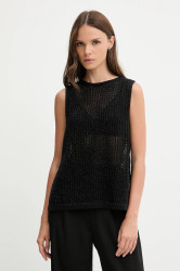 Top United Colors of Benetton dámský, černá barva, 11365H007