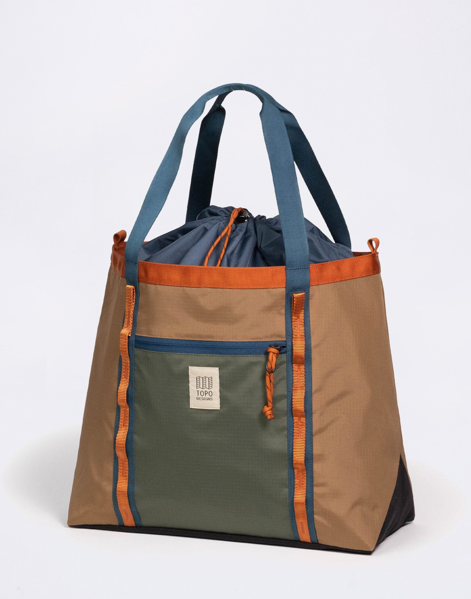 Topo Designs Mountain Utility Tote Olive/Dark Khaki