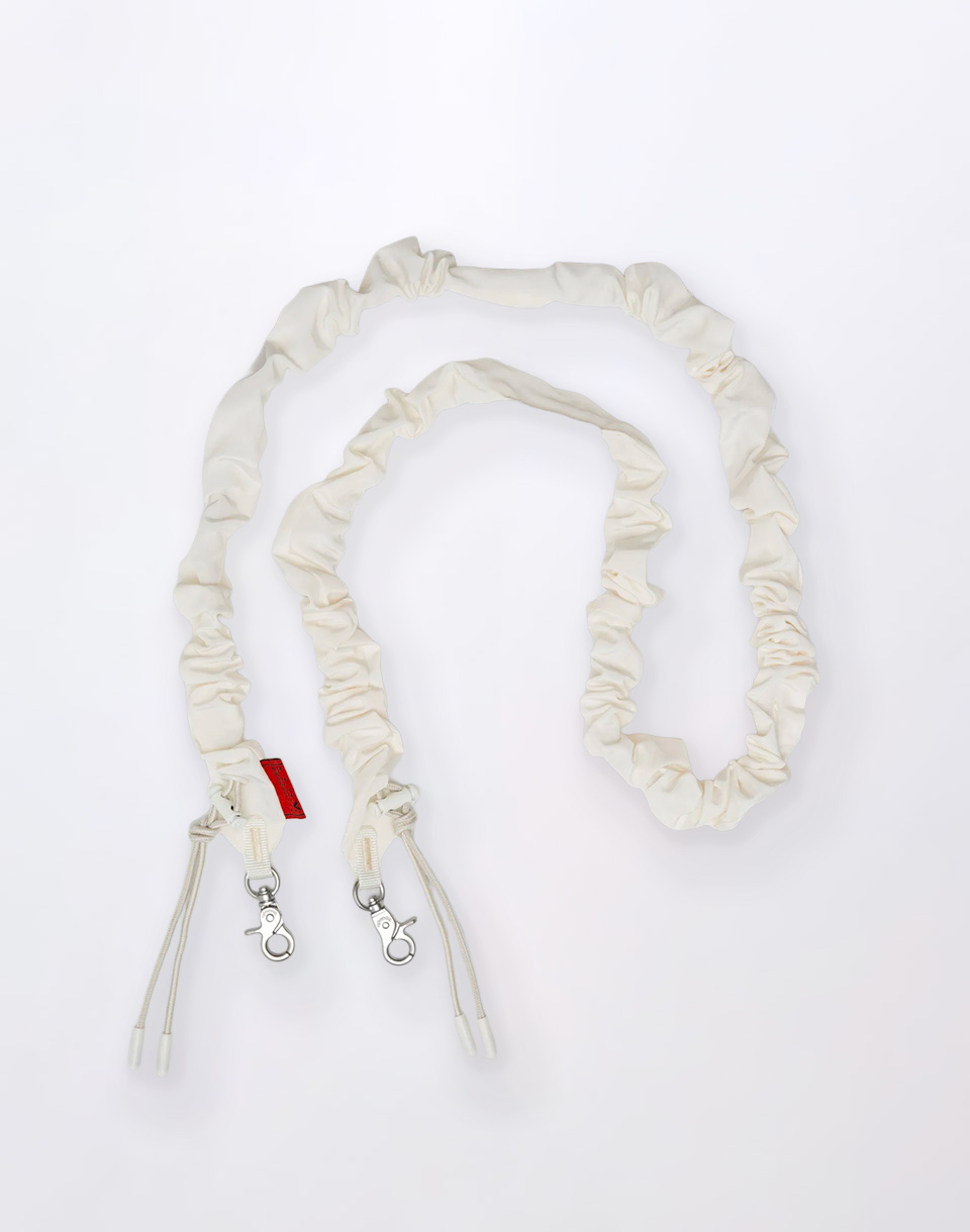 Topologie Bungee Strap Ecru Synthetic Leather