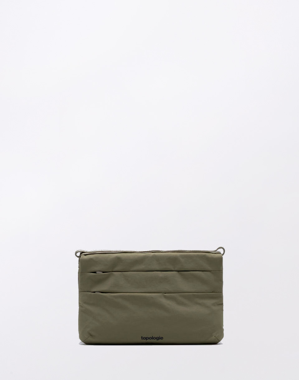 Topologie Flat Sacoche Small Moss Papery