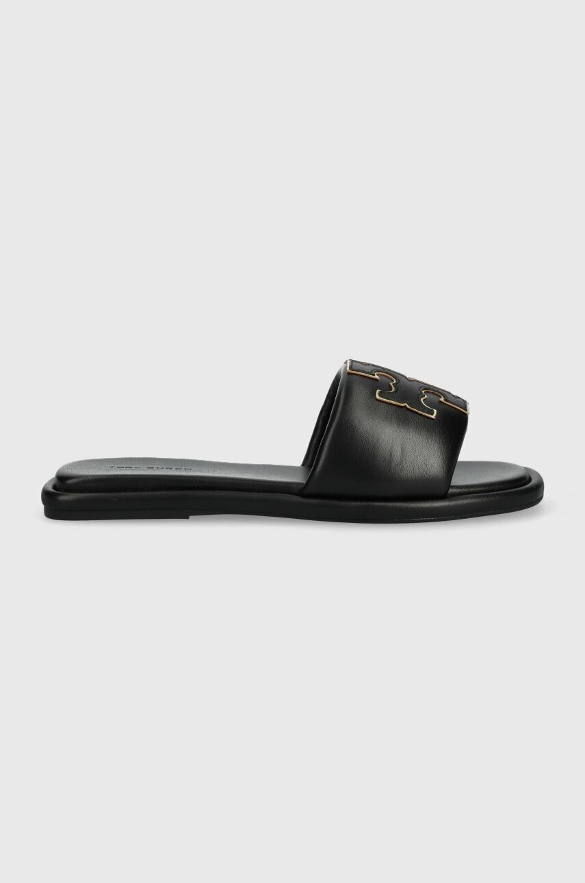 Tory Burch  Kožené pantofle  Double T Sport Slide