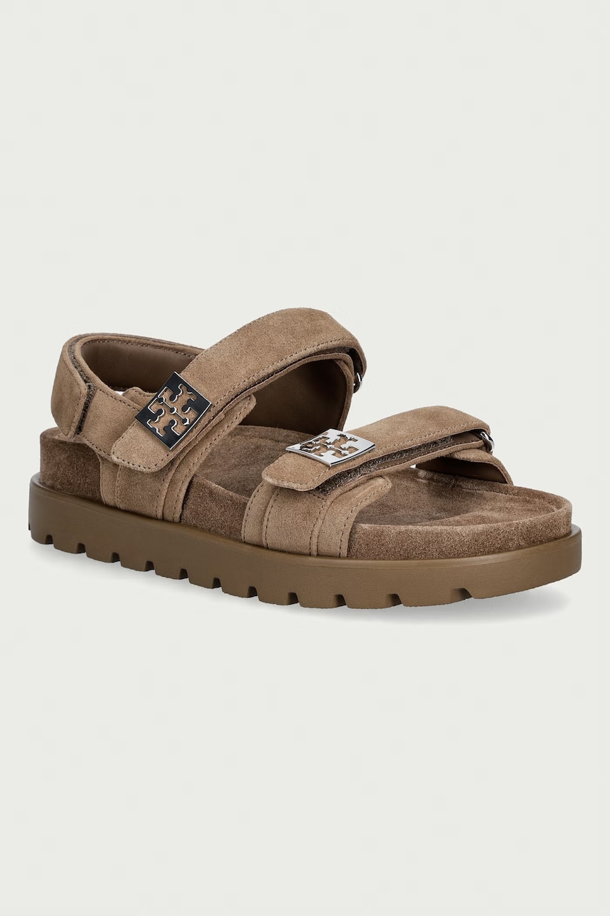 Tory Burch  sandály dámské semišové Mellow Sport Sandal