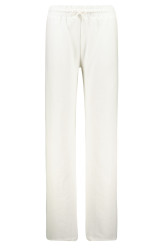Trendyol Ecru Cotton Wide Leg Thin Knitted Sports Sweatpants