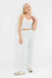 Trendyol Mint Pletený Svetr a Top Sada