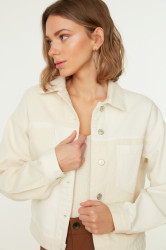 Trendyol Multicolored Color Block Denim Jacket