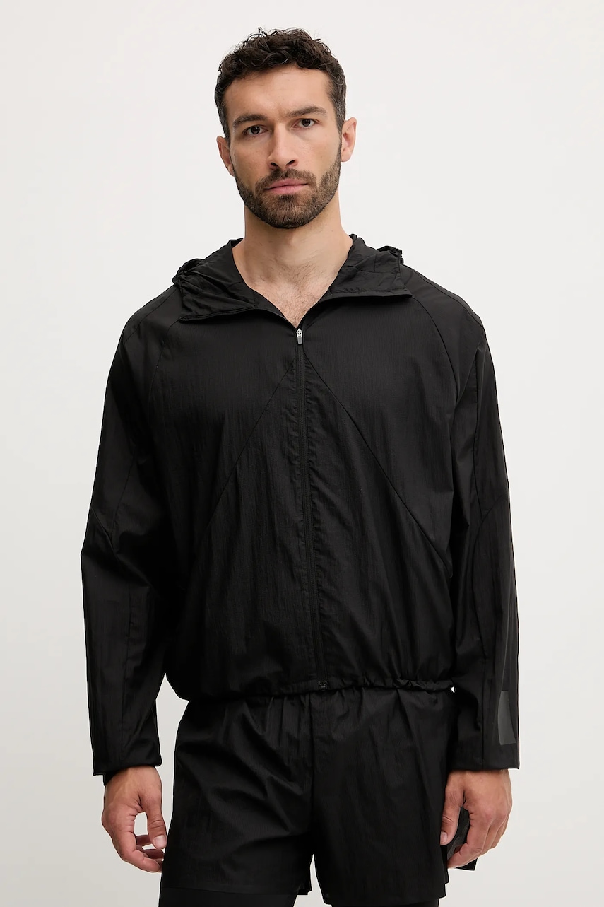 Tréninková bunda Puma PUMA x HELIOT EMIL černá barva, přechodná, 629489