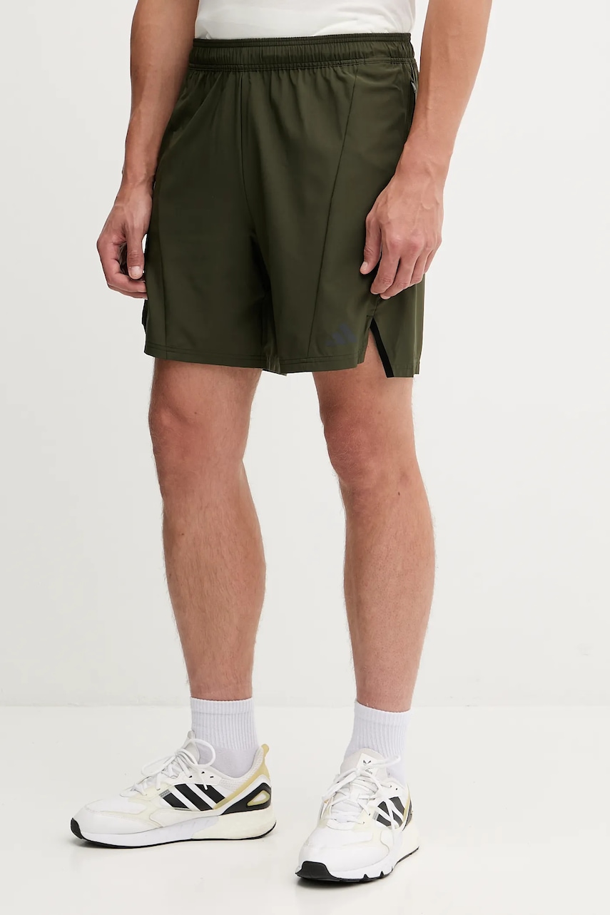 Tréninkové šortky adidas Performance D4T pánské, zelená barva, JX3305