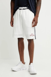 Tréninkové šortky EA7 Emporio Armani pánské, bílá barva, AF13509.7M000253