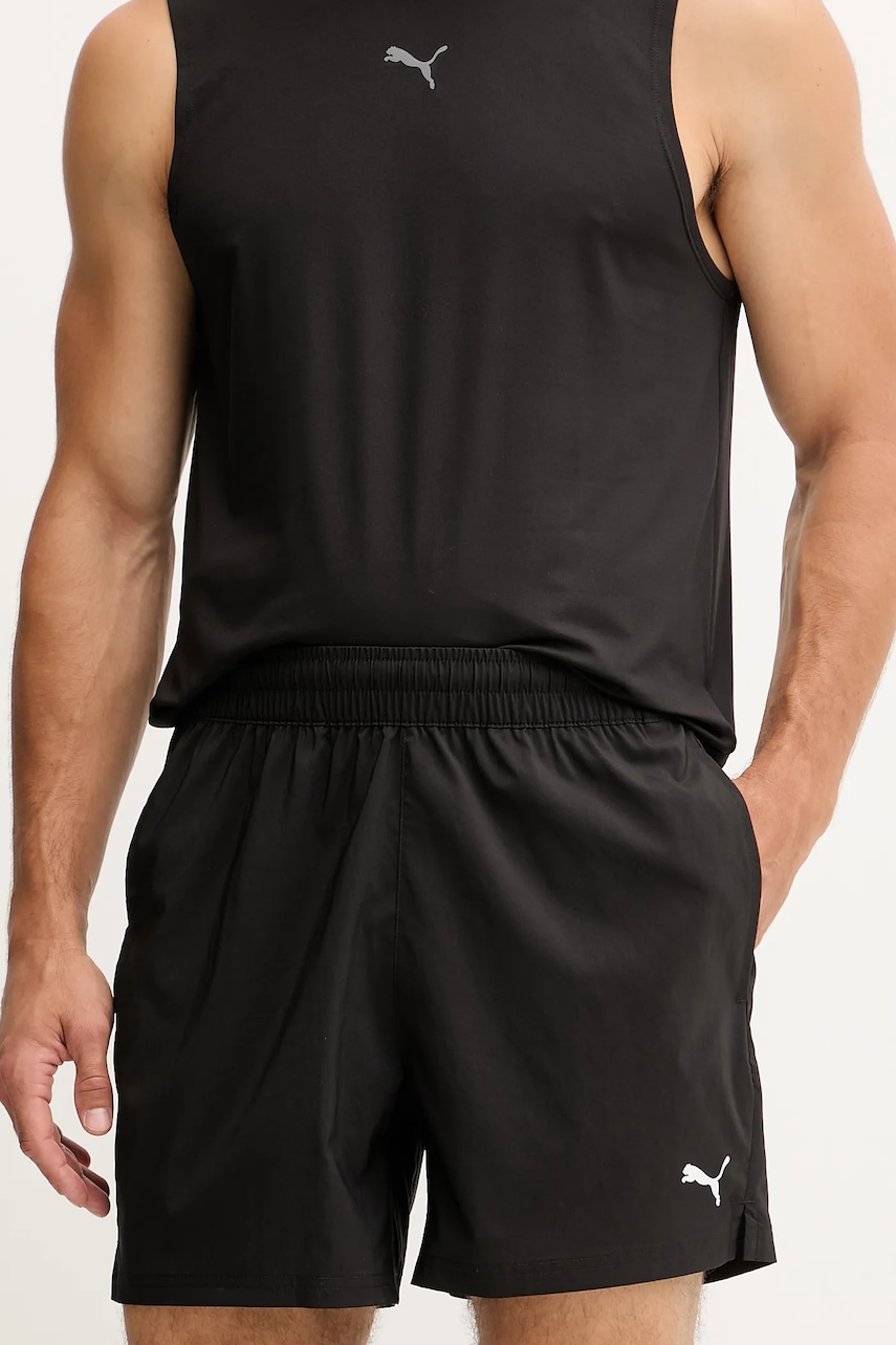 Tréninkové šortky Puma Woven pánské, černá barva, 525911