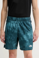 Tréninkové šortky The North Face 24/7 pánské, tyrkysová barva, NF0A8E09EHF1