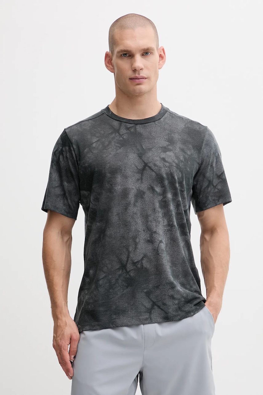 Tréninkové tričko adidas Performance POWER pánské, šedá barva, JX6284