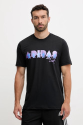 Tréninkové tričko adidas Performance PRIDE pánské, černá barva, JL7620