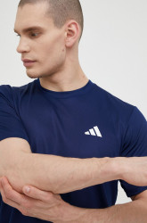 Tréninkové tričko adidas Performance Train Essentials tmavomodrá barva, IC7429