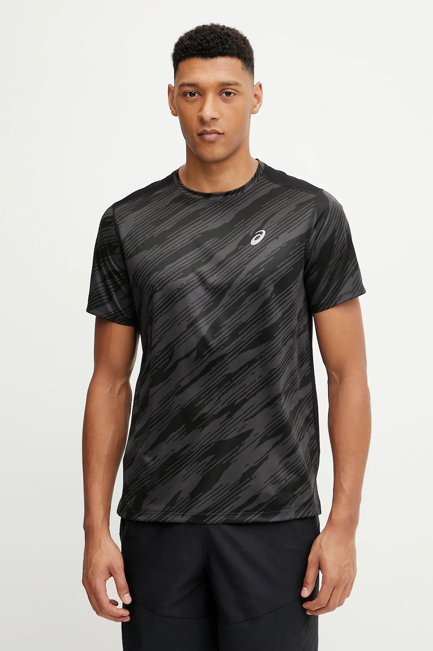 Tréninkové tričko Asics pánské, černá barva, 2011D212