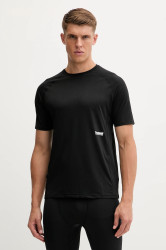 Tréninkové tričko Hummel pánské, černá barva, s potiskem, 229885