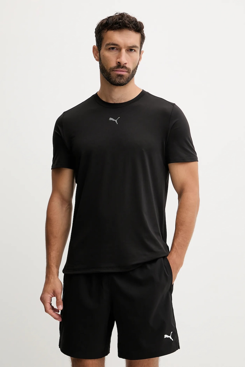 Tréninkové tričko Puma Cloudspun pánské, černá barva, 527593