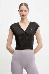 Tréninkové tričko Puma dámské, černá barva, 526697