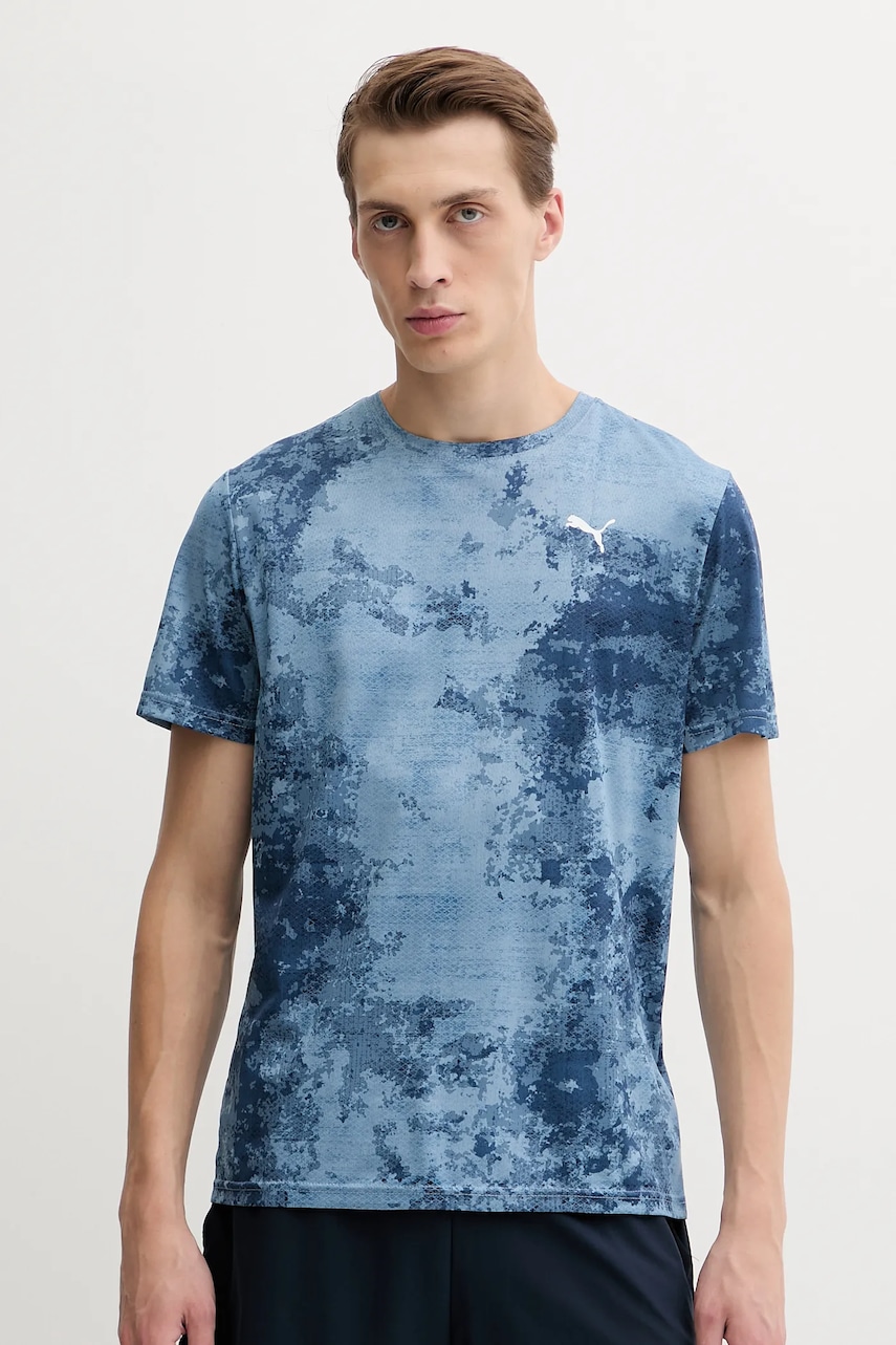 Tréninkové tričko Puma pánské, modrá barva, 526718