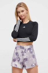 Tréninkové tričko s dlouhým rukávem adidas Performance Hyperglam