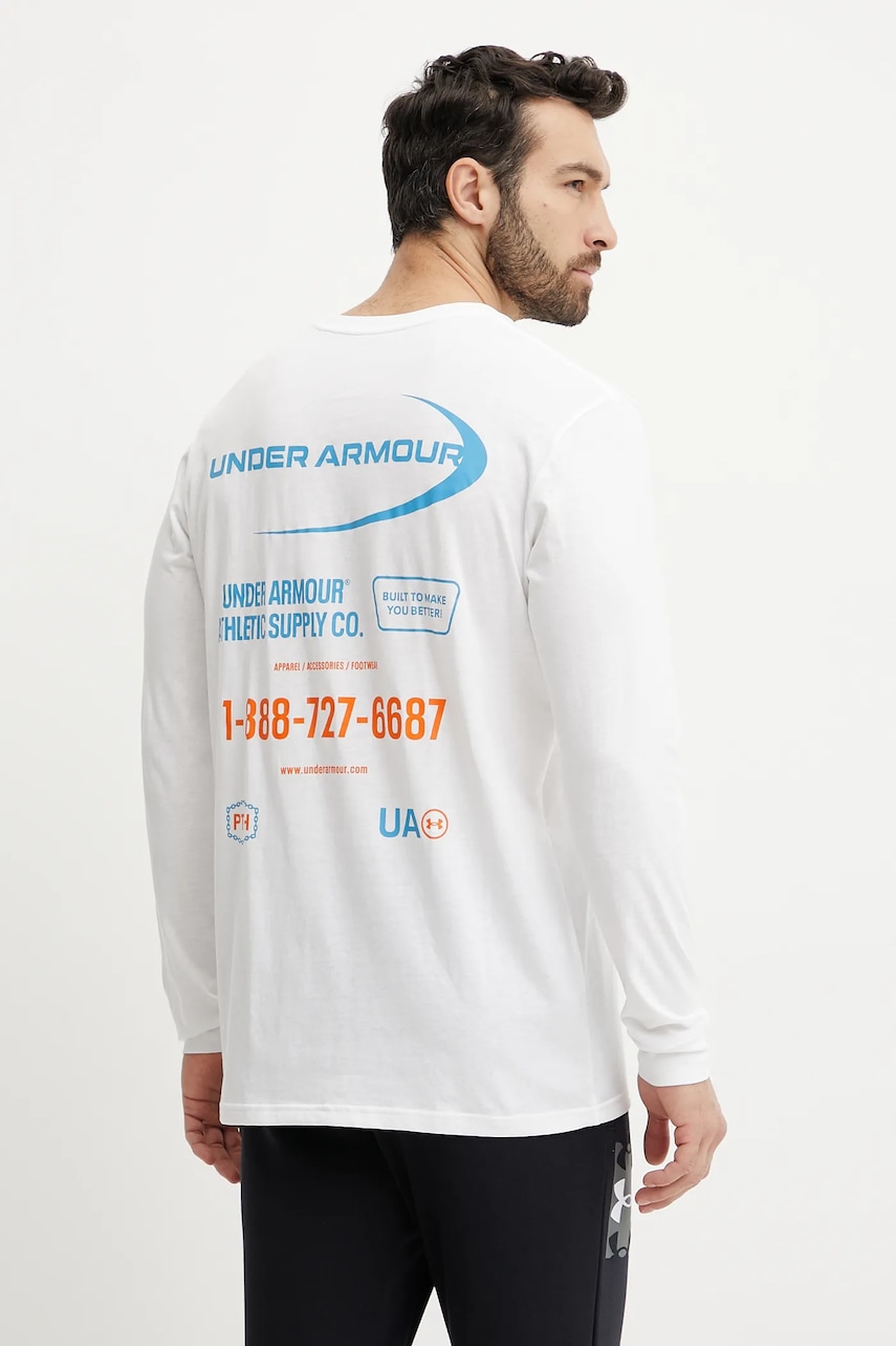 Tréninkové tričko s dlouhým rukávem Under Armour Workwear Logo