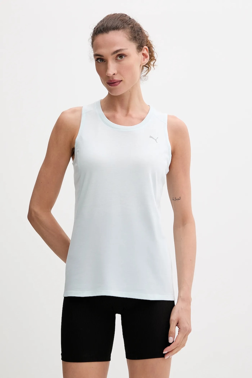 Tréninkový top Puma modrá barva, 526843