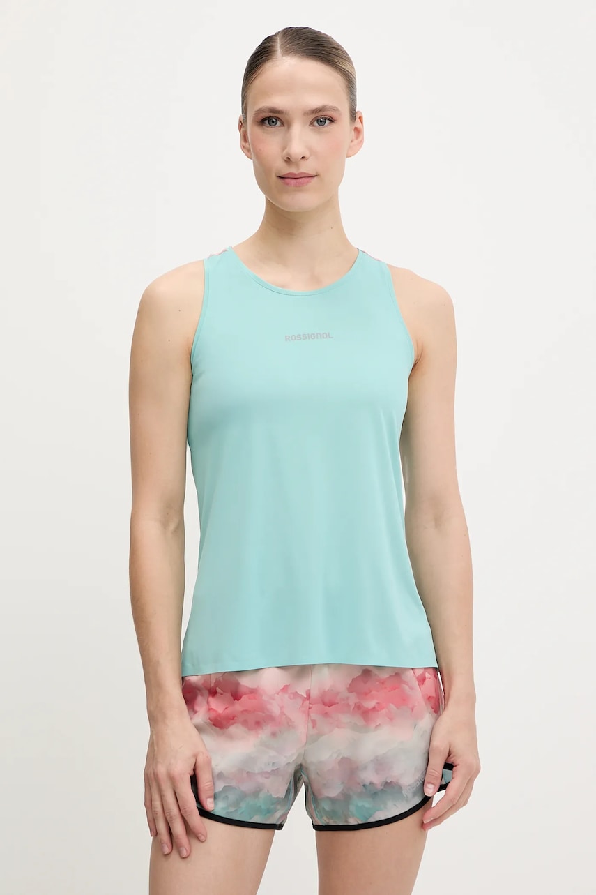 Tréninkový top Rossignol SAPA tyrkysová barva, RLNWY06