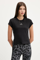 Tričko adidas 3-Stripes dámské, černá barva, KB6008