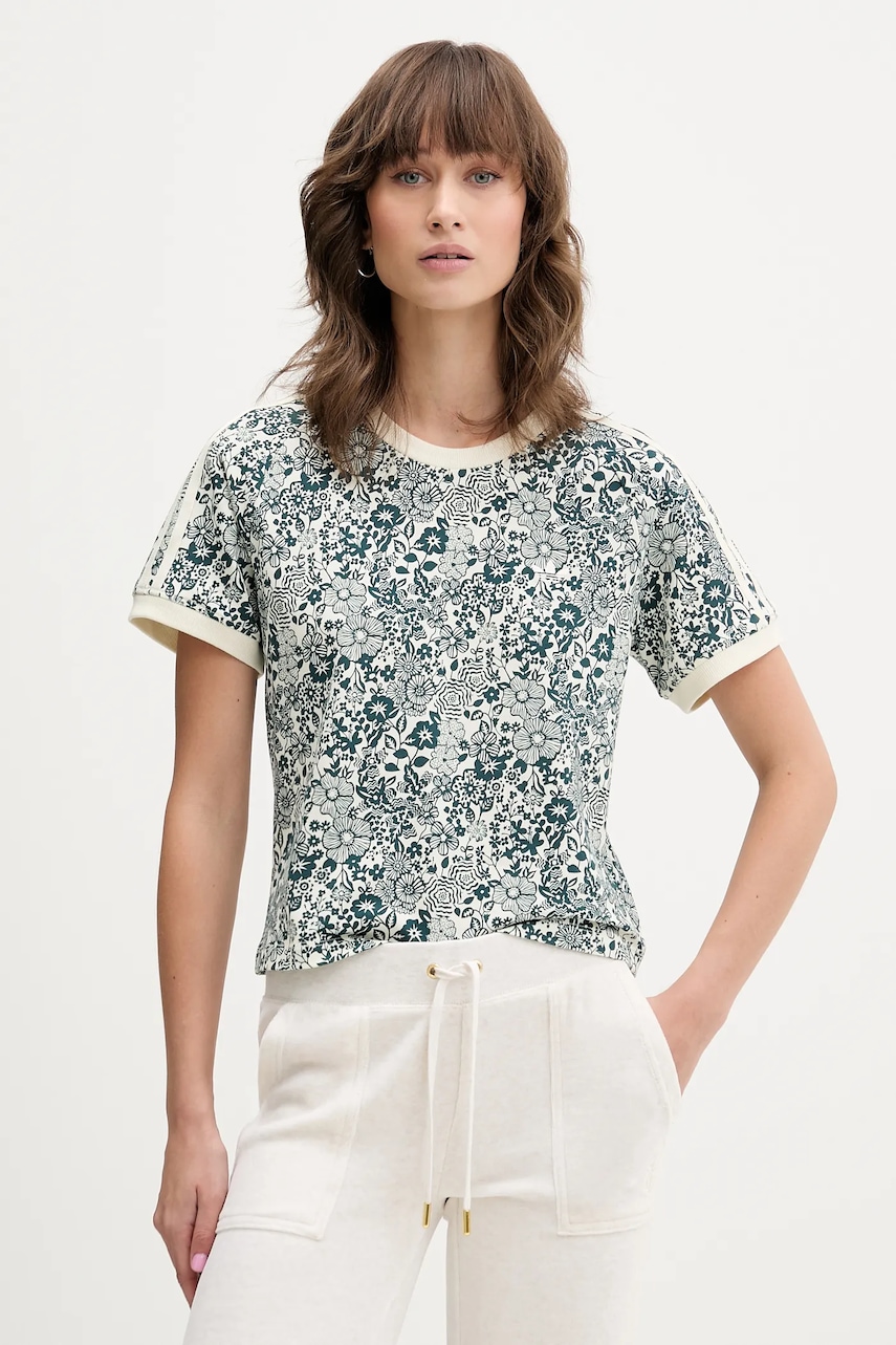 Tričko adidas Originals Liberty dámské, béžová barva, JX0462