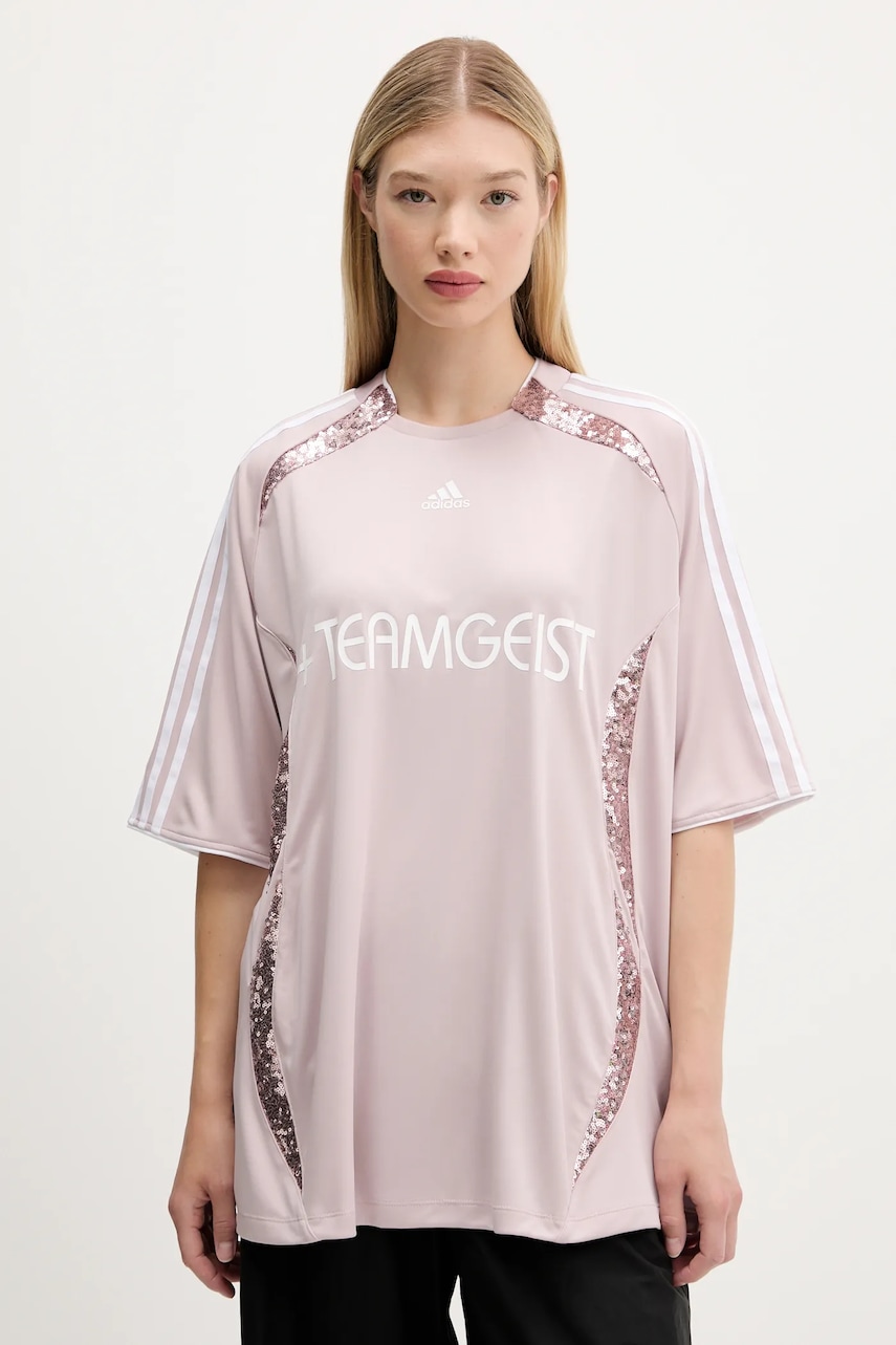 Tričko adidas Originals Ovzd Jersey dámské, růžová barva, KE9793