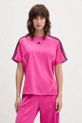 Tričko adidas Originals Teamgeist dámské, růžová barva, JZ8271