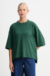 Tričko American Vintage dámské, zelená barva, UDA02A