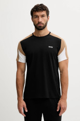 Tričko BOSS Balance T-Shirt RN pánské, černá barva, 50545931