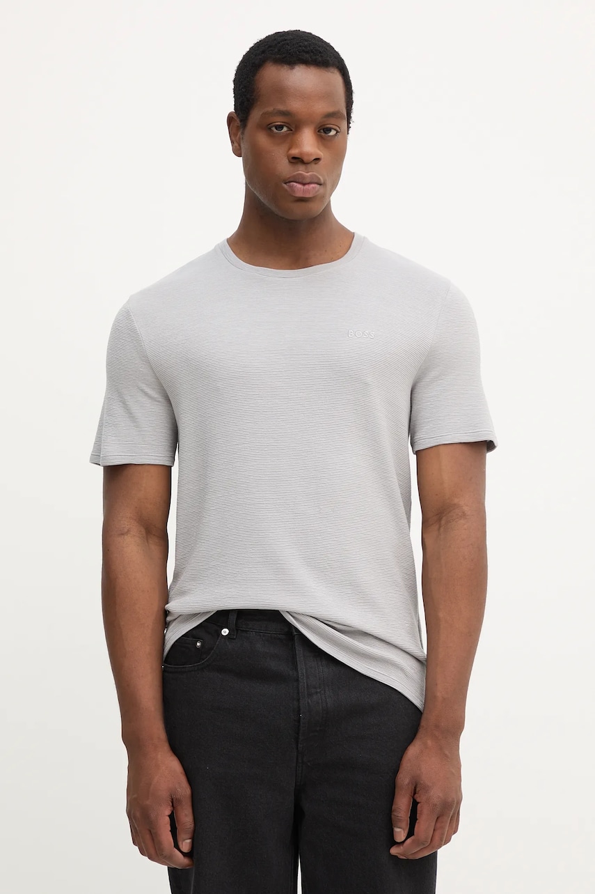 Tričko BOSS Rib T-Shirt