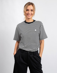 Tričko Carhartt WIP W' S/S Verner T-Shirt Verner stripe, Black / Wax