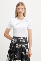 Tričko Desigual CHARLY dámské, bílá barva, 25WWTK08