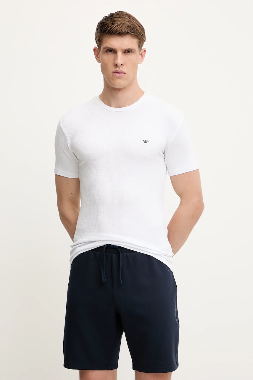 Tričko Emporio Armani Underwear pánské, bílá barva, EM000379 AF12034