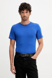 Tričko G-Star Slim base pánské, modrá barva, D19070-C723-888