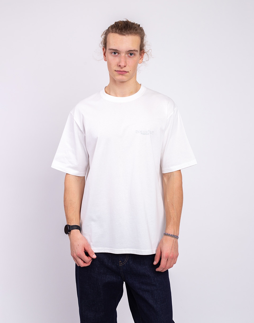 Tričko Gramicci Trouttail Tee WHITE