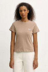 Tričko Guess ALBA dámské, béžová barva, V5BI17 KCBF1