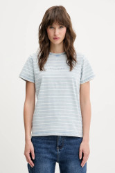 Tričko Guess Jeans dámské, modrá barva, W5GI16 KCTF1